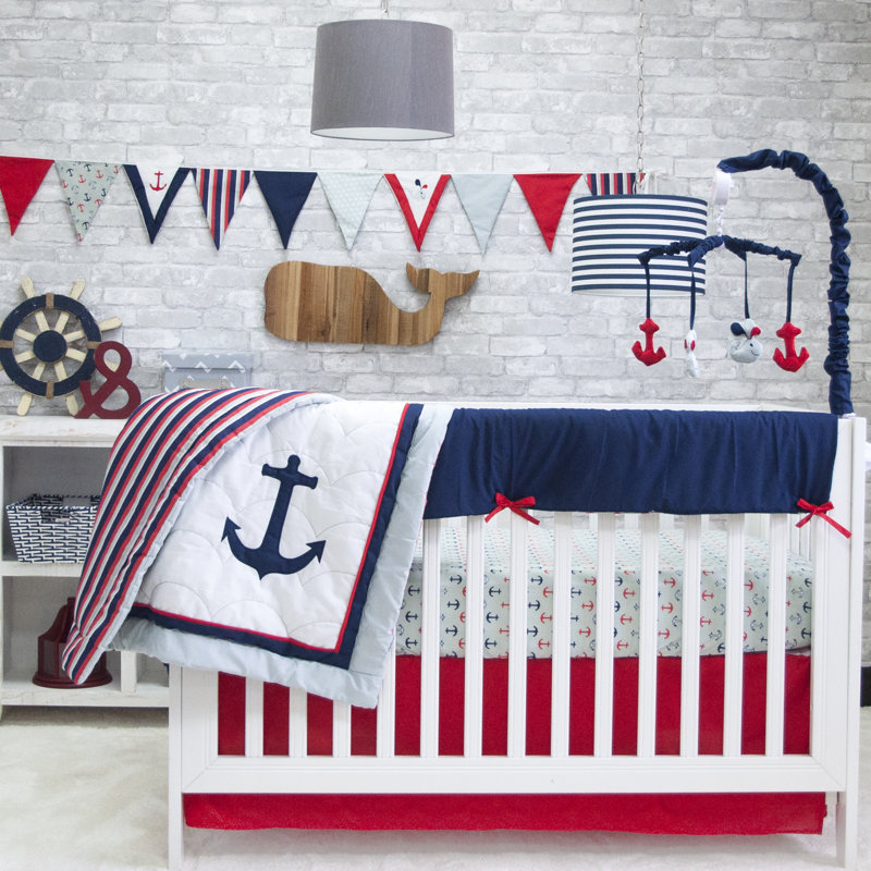 Pam Grace Creations Nautical 6 Piece Crib Bedding Set & Reviews Wayfair